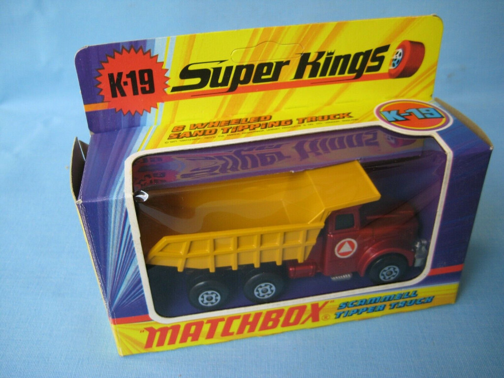 matchbox tipper truck